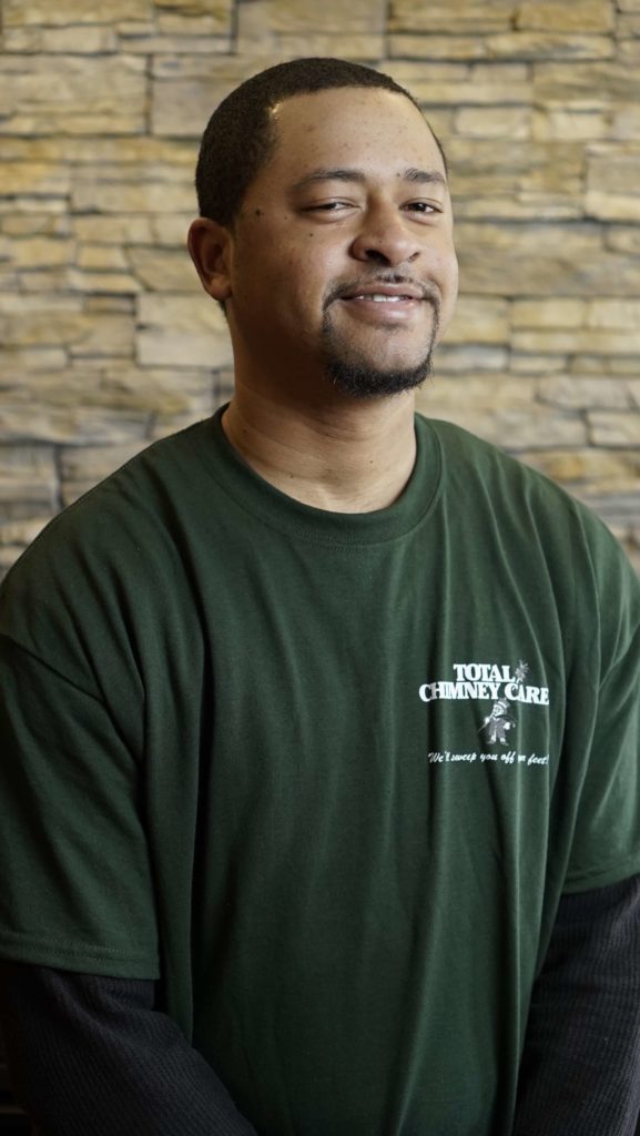 chimney technician Alonzo Tate